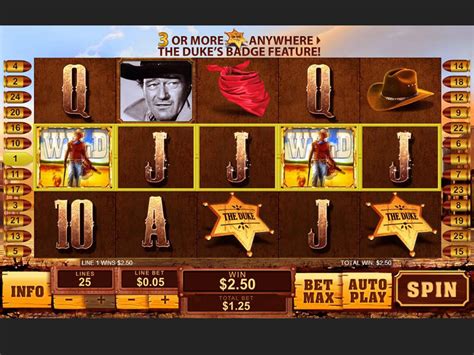 john wayne slot machine bonus